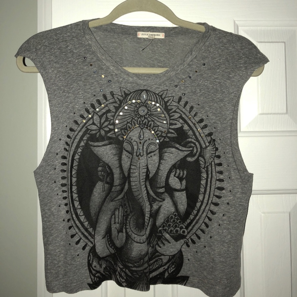 Urban Outfitters Gem Cropped Muscle (SoldOut)